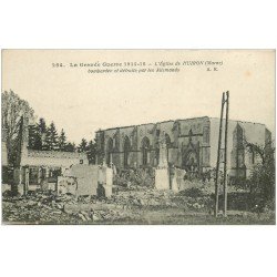 carte postale ancienne 51 HUIRON. L'Eglise 1916