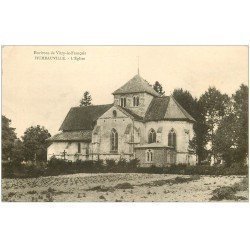 carte postale ancienne 51 HUMBAUVILLE. L'Eglise 1906
