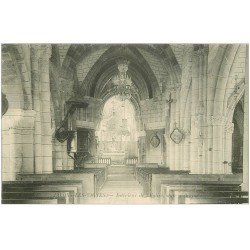 carte postale ancienne 51 JALONs-LES-VIGNES. Eglise intérieur