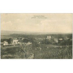 carte postale ancienne 51 JANVRY 1918 avec Vignobles