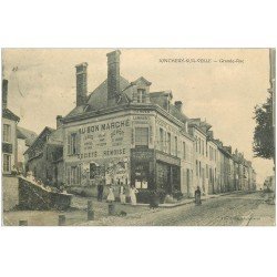 51 JONCHERY-SUR-VESLE. Grande Rue 1905 Epicerie Au Bon Marché Société Rémoise