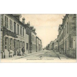carte postale ancienne 51 JONCHERY-SUR-VESLE. La Grande Rue 1905