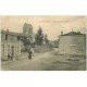 carte postale ancienne 51 LA CHAUSSEE. Eglise de Mutigny et Café 1905