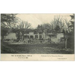 carte postale ancienne 51 LA HARAZEE. Le Château 1915