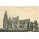 carte postale ancienne 51 L'EPINE. Eglise Notre-Dame Cimetière 1913. Timbre manquant