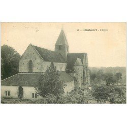carte postale ancienne 51 MONTMORT. L'Eglise 1915