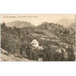 carte postale ancienne 09 AX-LES-THERMES. Les Cascatelles Château Delcassé