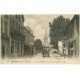 carte postale ancienne 51 MOURMELON-LE-GRAND. Café des Officiers Rue de Châlons diligence