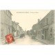carte postale ancienne 51 MOURMELON-LE-GRAND. Café Moderne Rue de Châlons. Attelage Fleuriste