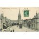 carte postale ancienne 51 MOURMELON-LE-GRAND. Eglise Place d'Armes 1908