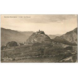 carte postale ancienne 09 AX-LES-THERMES. Lordat. Les ruines