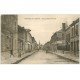carte postale ancienne 51 MOURMELON-LE-GRAND. Rue Général Gouraud Pâtisserie et affiche Lu