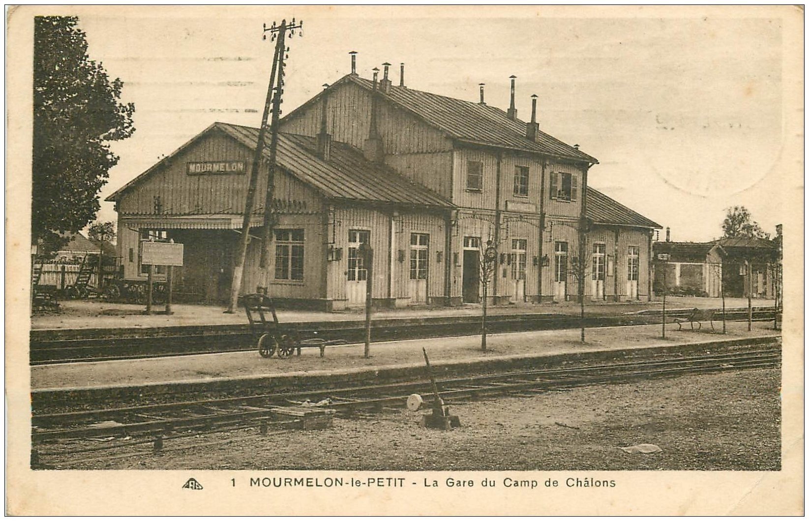 51 MOURMELON-LE-PETIT. Gare Camp de Châlons 1934