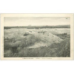carte postale ancienne 51 ORMES. Travaux de défense