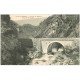 carte postale ancienne 09 AX-LES-THERMES. Pont de Berduquet Gorges de Mérens
