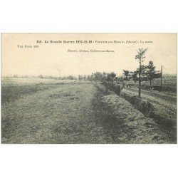 carte postale ancienne 51 PERTHES-LES-HURLUS. La Route 1916