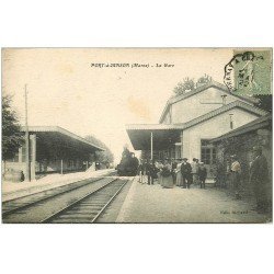 51 PORT-A-BINSON. La Gare 1922 avec Train