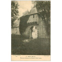 carte postale ancienne 51 PRIN. Porte Château