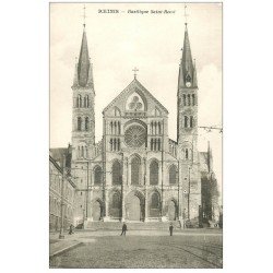 carte postale ancienne 51 REIMS. Basilique Saint-Remi