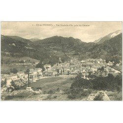 carte postale ancienne 09 AX-LES-THERMES. Vue prise du Calvaire 1913