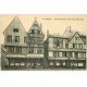 carte postale ancienne 51 REIMS. Café Goutte d'Or Place des Marchés 1914