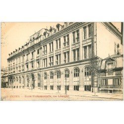 carte postale ancienne 51 REIMS. Ecole Professionnelle rue Libergier