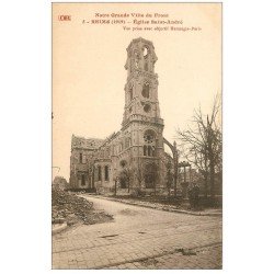 carte postale ancienne 51 REIMS. Eglise Saint-André