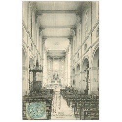 carte postale ancienne 51 REIMS. Eglise Sainte-Geneviève 1905