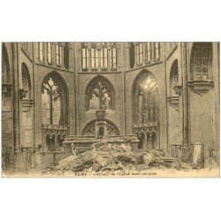 carte postale ancienne 51 REIMS. Eglise Saint-Jacques