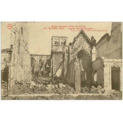 carte postale ancienne 51 REIMS. Eglise Saint-Jacques 1919