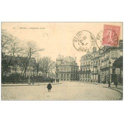 carte postale ancienne 51 REIMS. Esplanade Cérès 1907