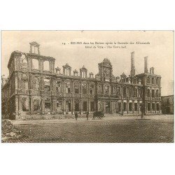 carte postale ancienne 51 REIMS. Hôtel de Ville 14