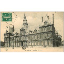 carte postale ancienne 51 REIMS. Hôtel de Ville 1911