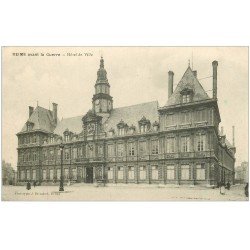 carte postale ancienne 51 REIMS. Hôtel de Ville avant la Guerre