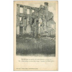 carte postale ancienne 51 REIMS. Hôtel Jolivet rue du Marc de la Belle Image