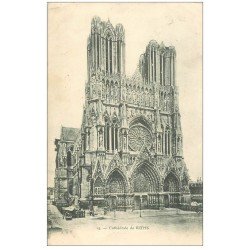 carte postale ancienne 51 REIMS. La Cathédrale 1904