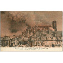 carte postale ancienne 51 REIMS. La Cathédrale 3