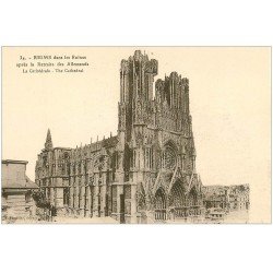 carte postale ancienne 51 REIMS. La Cathédrale 34
