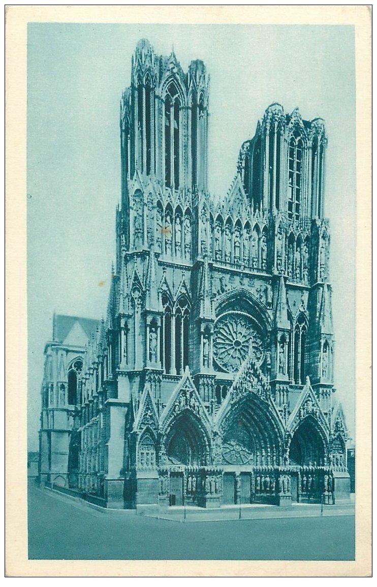 carte postale ancienne 51 REIMS. La Cathédrale 40