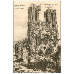 carte postale ancienne 51 REIMS. La Cathédrale 63