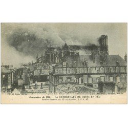 carte postale ancienne 51 REIMS. La Cathédrale ND Matot