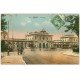 carte postale ancienne 51 REIMS. La Gare 1922. Pour Ferrari à Paris