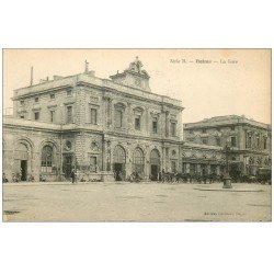 carte postale ancienne 51 REIMS. La Gare série B