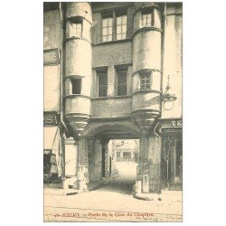 carte postale ancienne 51 REIMS. La Porte de la Cour du Chapître