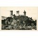 carte postale ancienne 09 FOIX. Château-Fort Barbacane. Carte Photo émaillographie