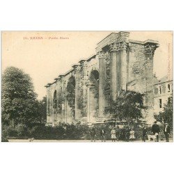 carte postale ancienne 51 REIMS. La Porte Mars