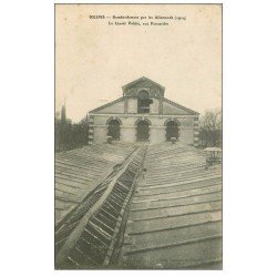 carte postale ancienne 51 REIMS. Lavoir Public rue Ponsardin 1915