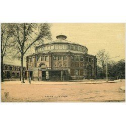 51 REIMS. Le Cirque superbe carte toilée impeccable
