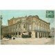 carte postale ancienne 51 REIMS. Le Théâtre 1911. Pli coin droit sous timbre