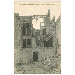 carte postale ancienne 51 REIMS. Maison Joyeux Rue de Thillois 1917